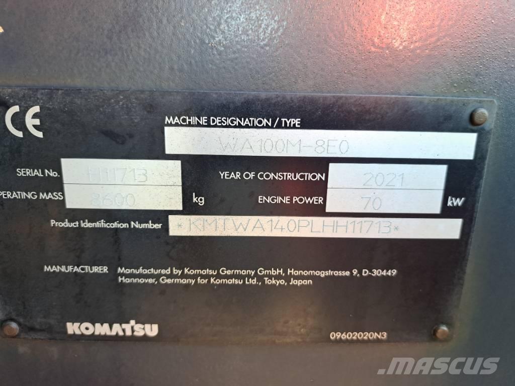 Komatsu WA100-8E0 Wheel loaders