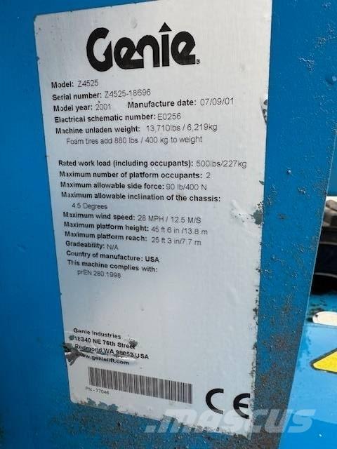 Genie Z 45/25 Articulated boom lifts
