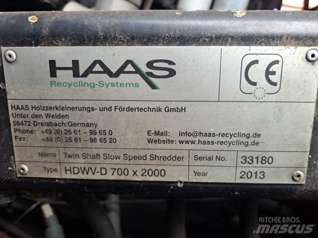 Haas Tyron 2000 Waste Shredders