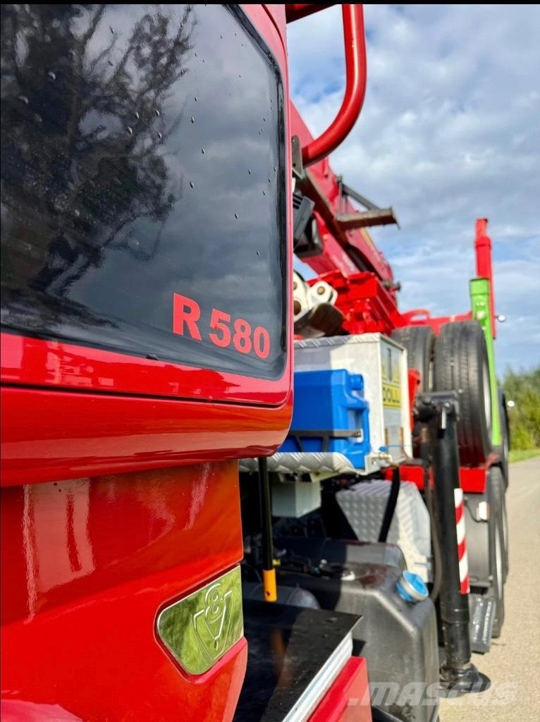 Scania R580 V8 6x4 Timber trucks