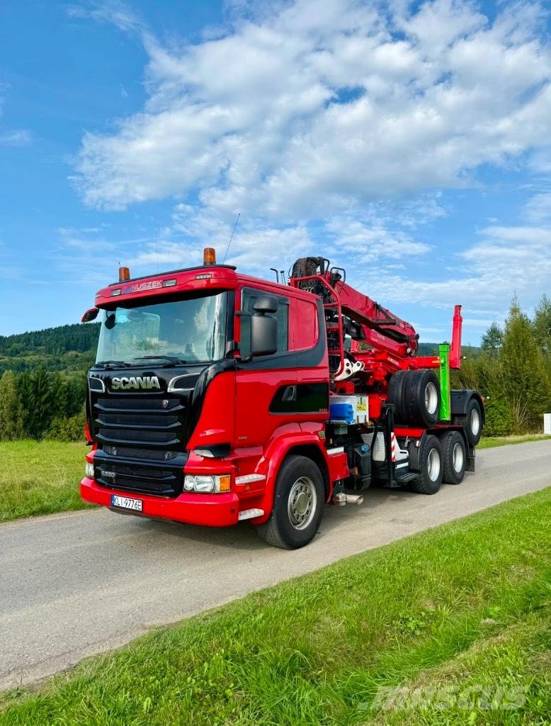 Scania R580 V8 6x4 Timber trucks