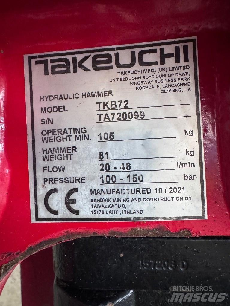 Takeuchi TB 219 Mini excavators < 7t (Mini diggers)