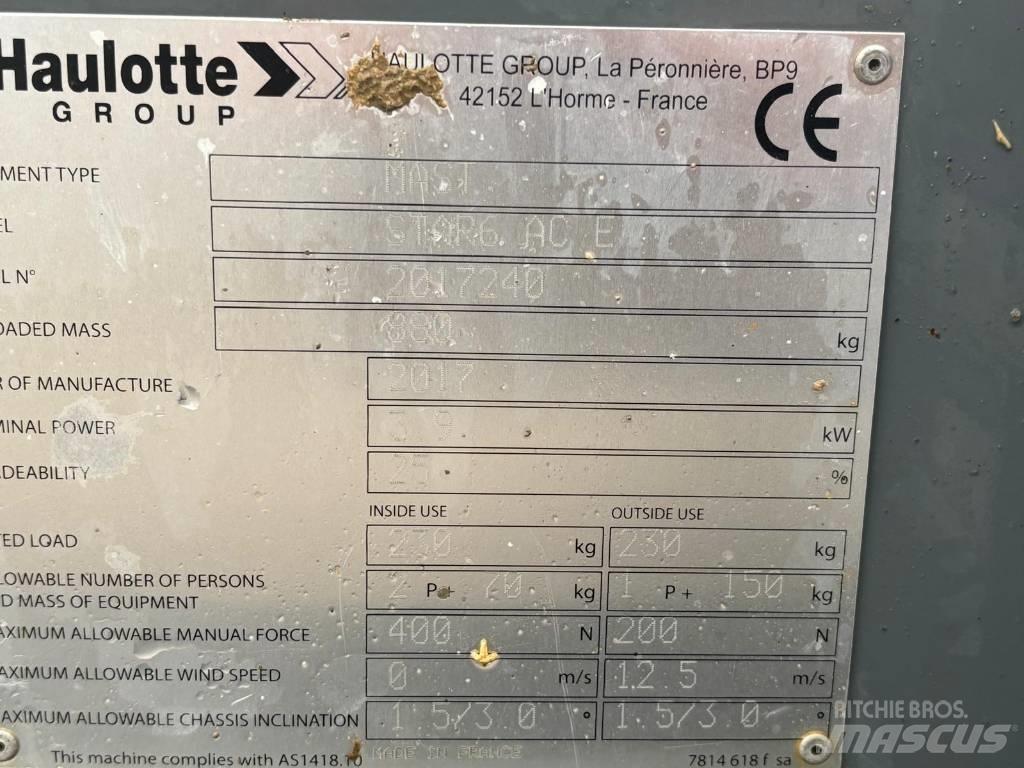 Haulotte Star 6 Used Personnel lifts and access elevators