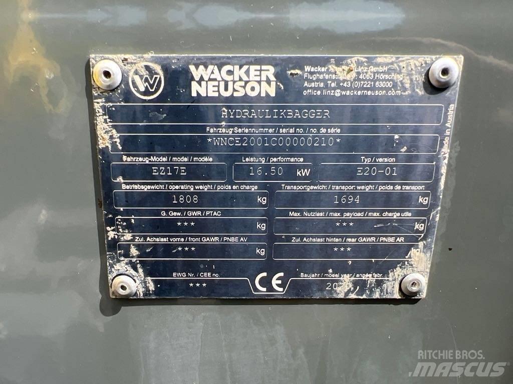 Wacker Neuson EZ17e Crawler excavators
