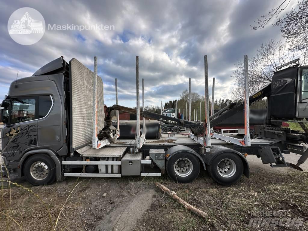 Scania R 730 Timber trucks