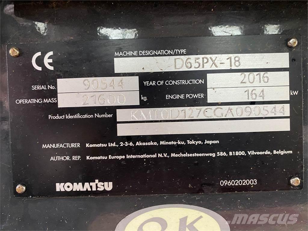 Komatsu D65PX-18 Crawler dozers