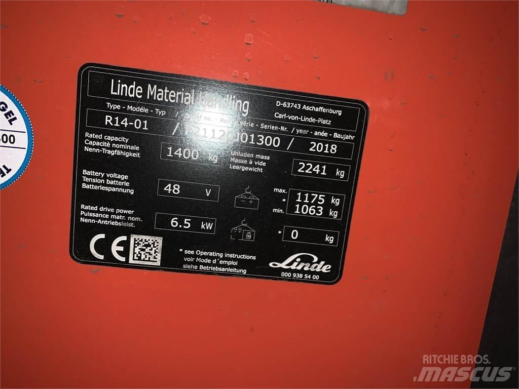 Linde R14 Reach truck
