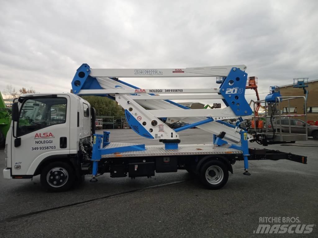 Socage 20d Truck mounted platforms