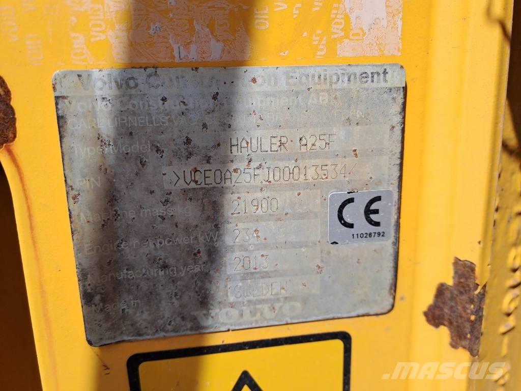 Volvo A25F Articulated Haulers