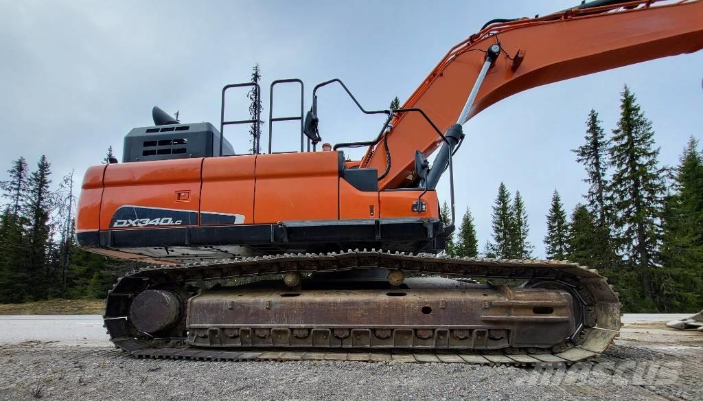 Doosan DX 340 LC Crawler excavators