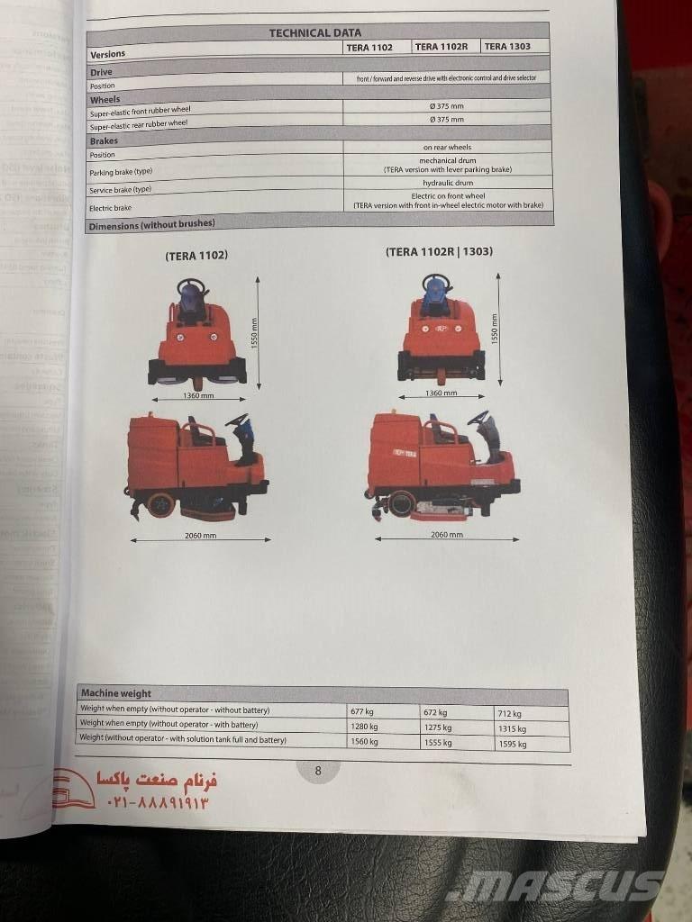 RCM Tera 1102 Scrubber dryers