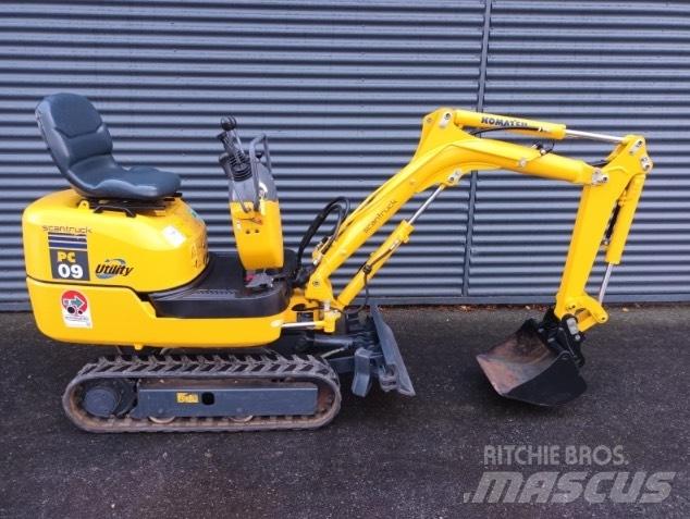 Komatsu PC 9 Mini excavators < 7t (Mini diggers)