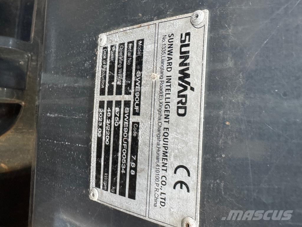 Sunward SWE90UF Mini excavators  7t - 12t