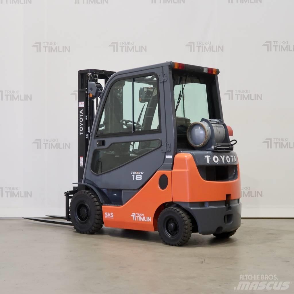 Toyota 02-8FGF18 LPG trucks