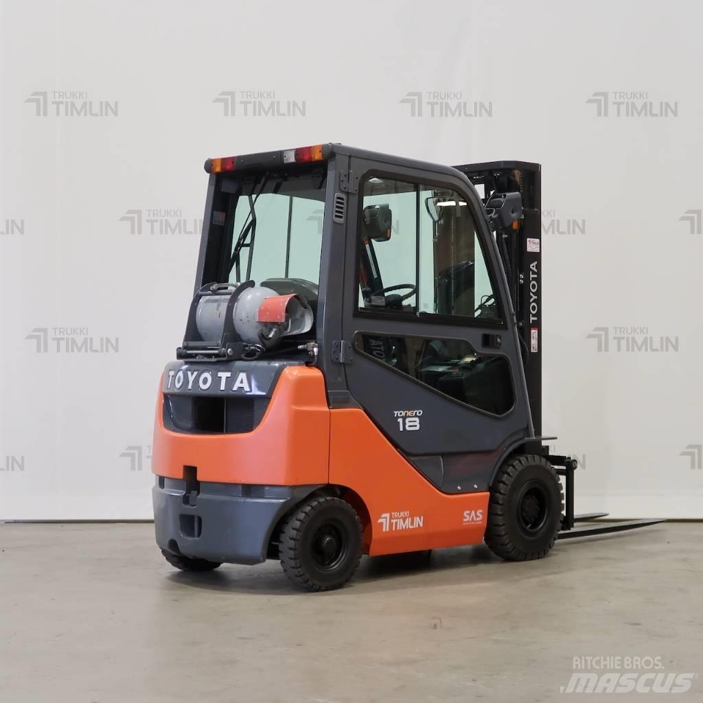 Toyota 02-8FGF18 LPG trucks