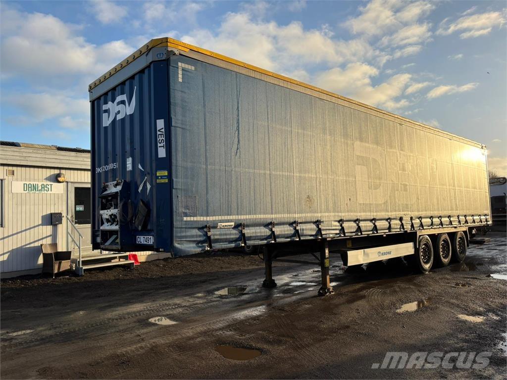 Krone 3aks Curtain sider semi-trailers