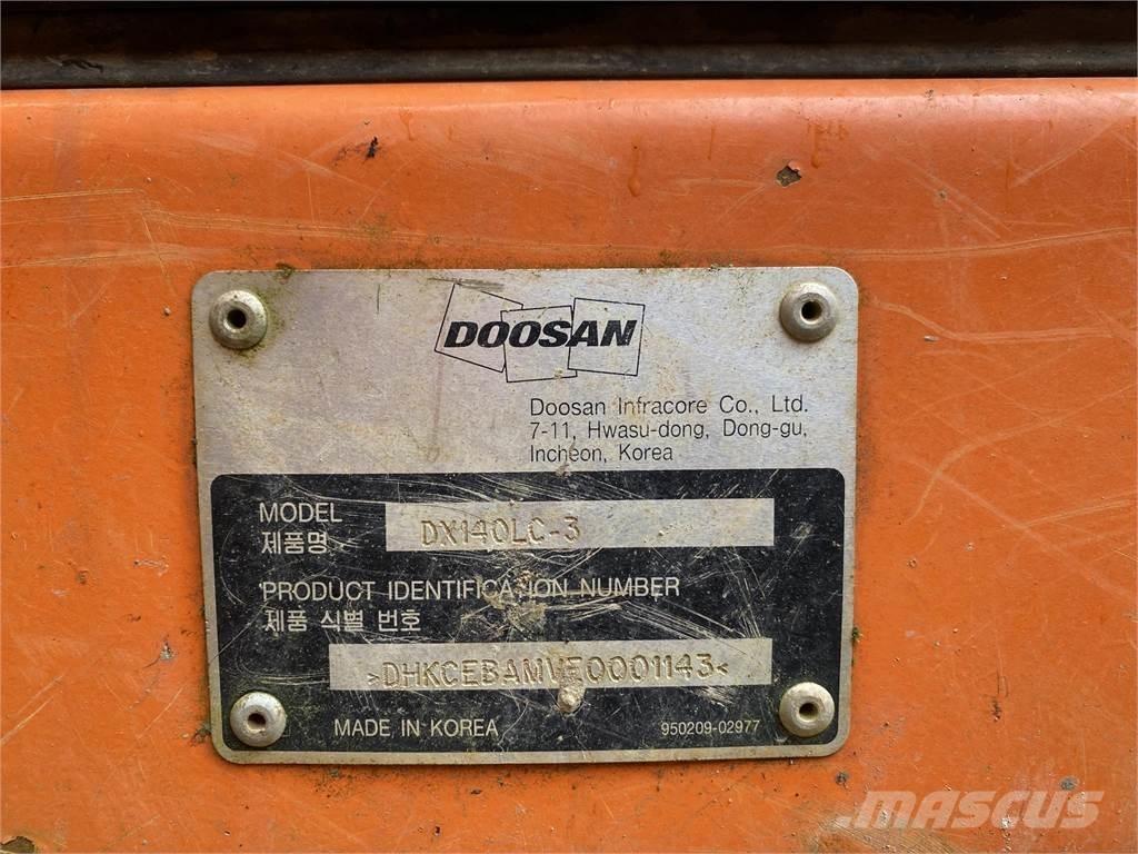 Doosan DX140 LC-3 Crawler excavators