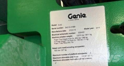 Genie S40 Telescopic boom lifts