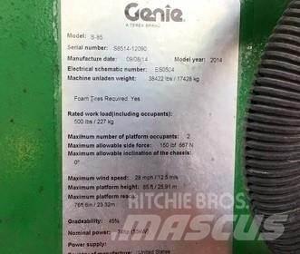 Genie S85 Telescopic boom lifts