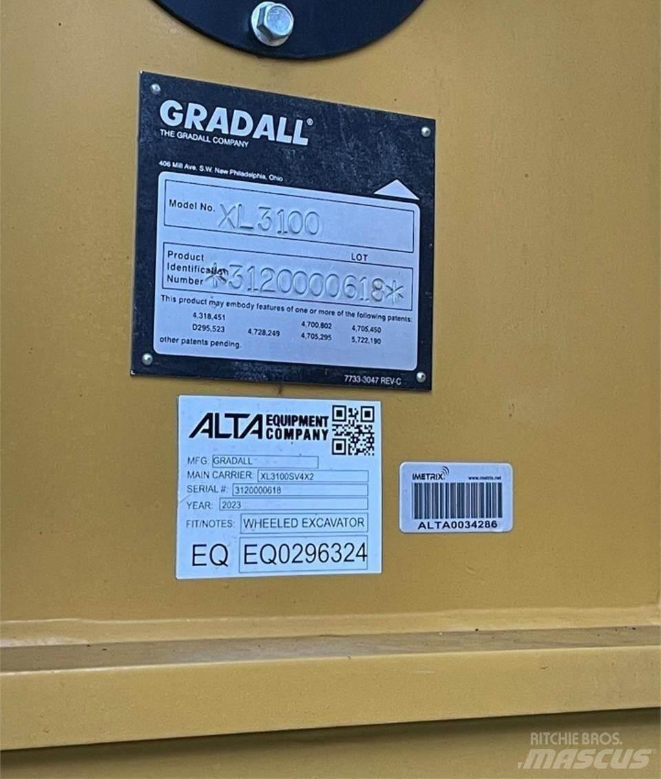 Gradall XL3100 V Wheeled excavators