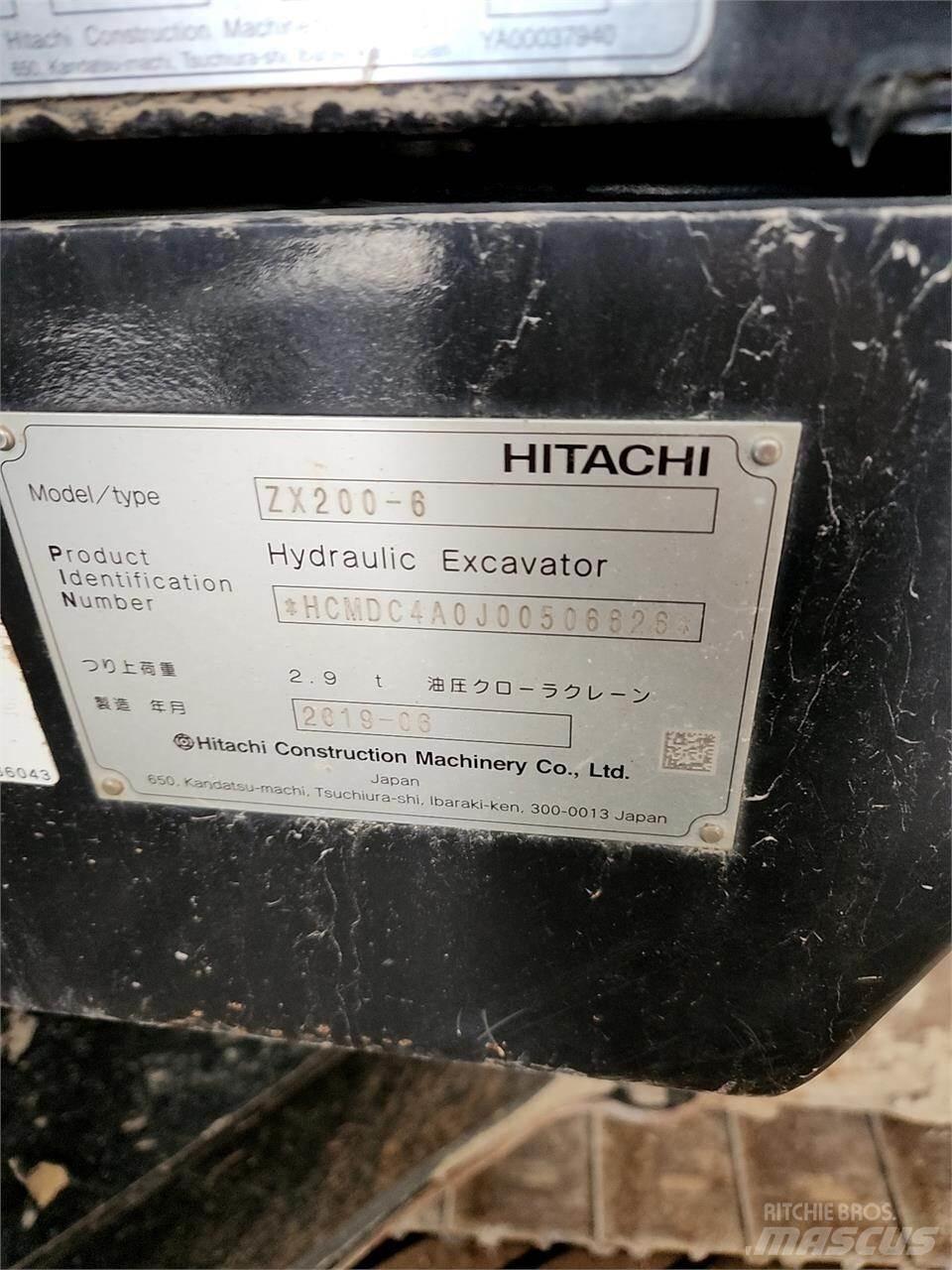 Hitachi ZX200-6 Crawler excavators
