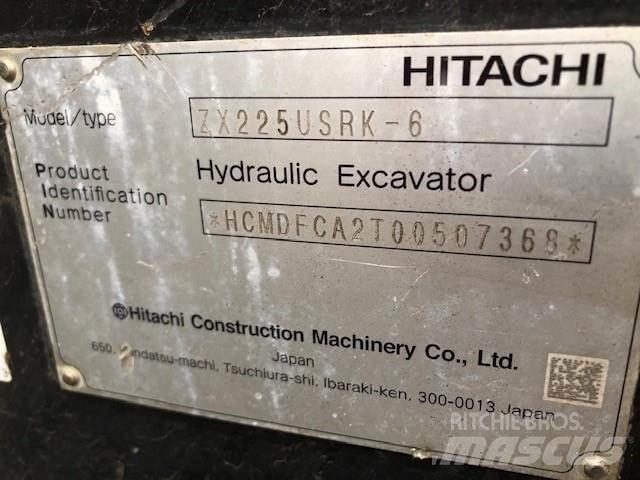 Hitachi ZX225USRK-6 Crawler excavators