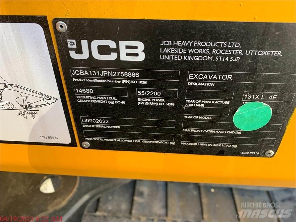 JCB 131X LC Crawler excavators