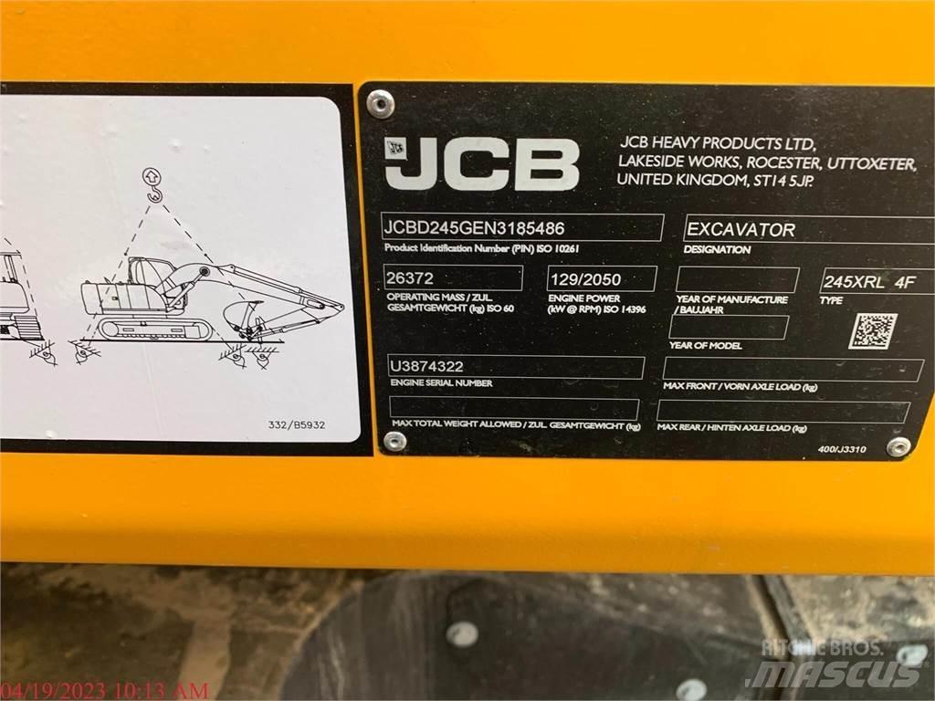 JCB 245XR Crawler excavators