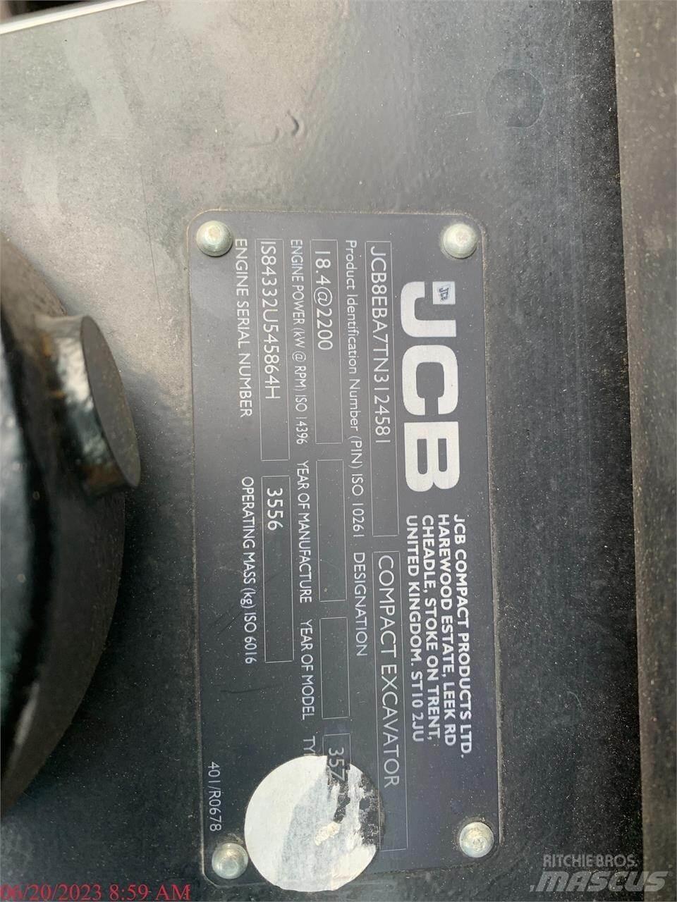 JCB 35Z-1 Mini excavators < 7t (Mini diggers)