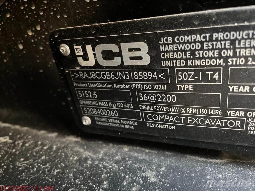 JCB 50Z-1 Mini excavators < 7t (Mini diggers)