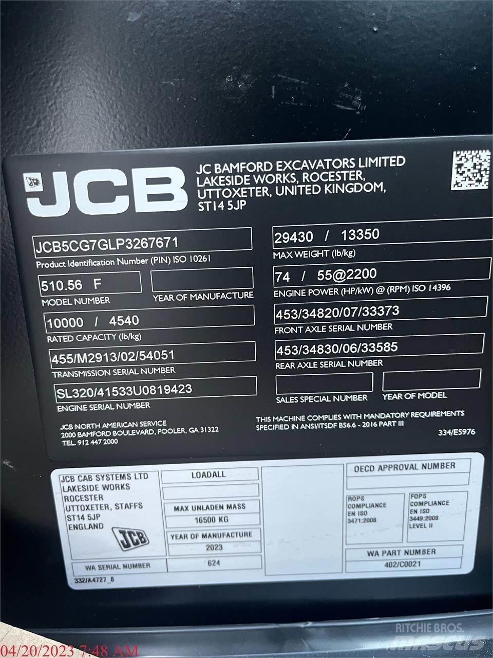 JCB 510-56 Telescopic handlers