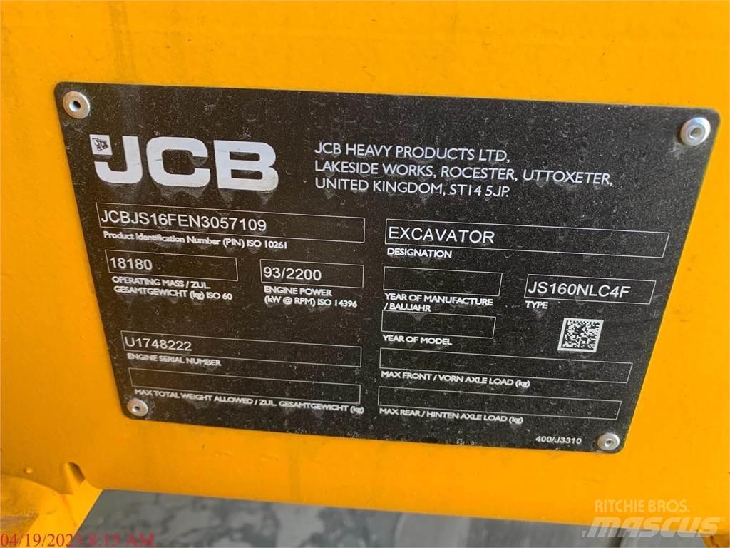 JCB JS160 Crawler excavators