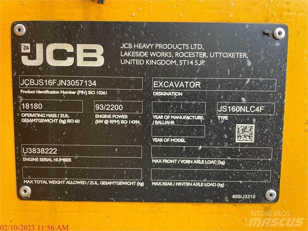 JCB JS160 Crawler excavators