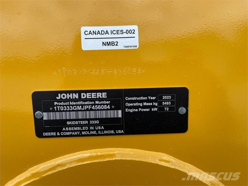 John Deere 333G Skid steer loaders