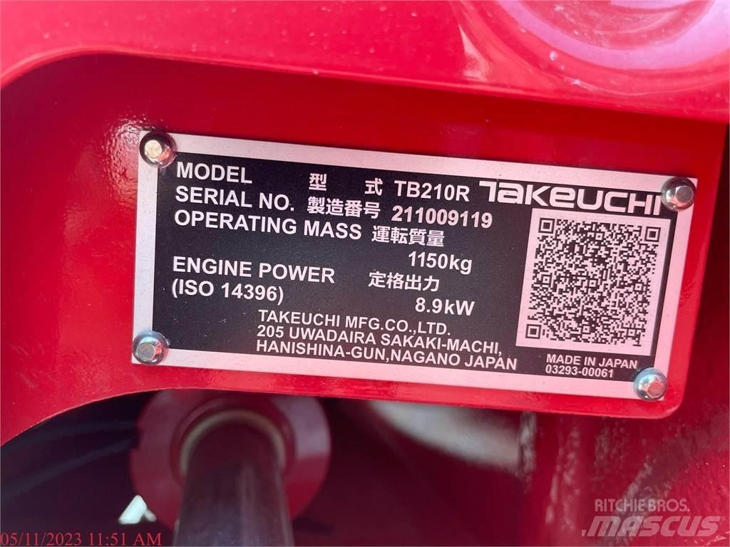 Takeuchi TB210R Mini excavators < 7t (Mini diggers)