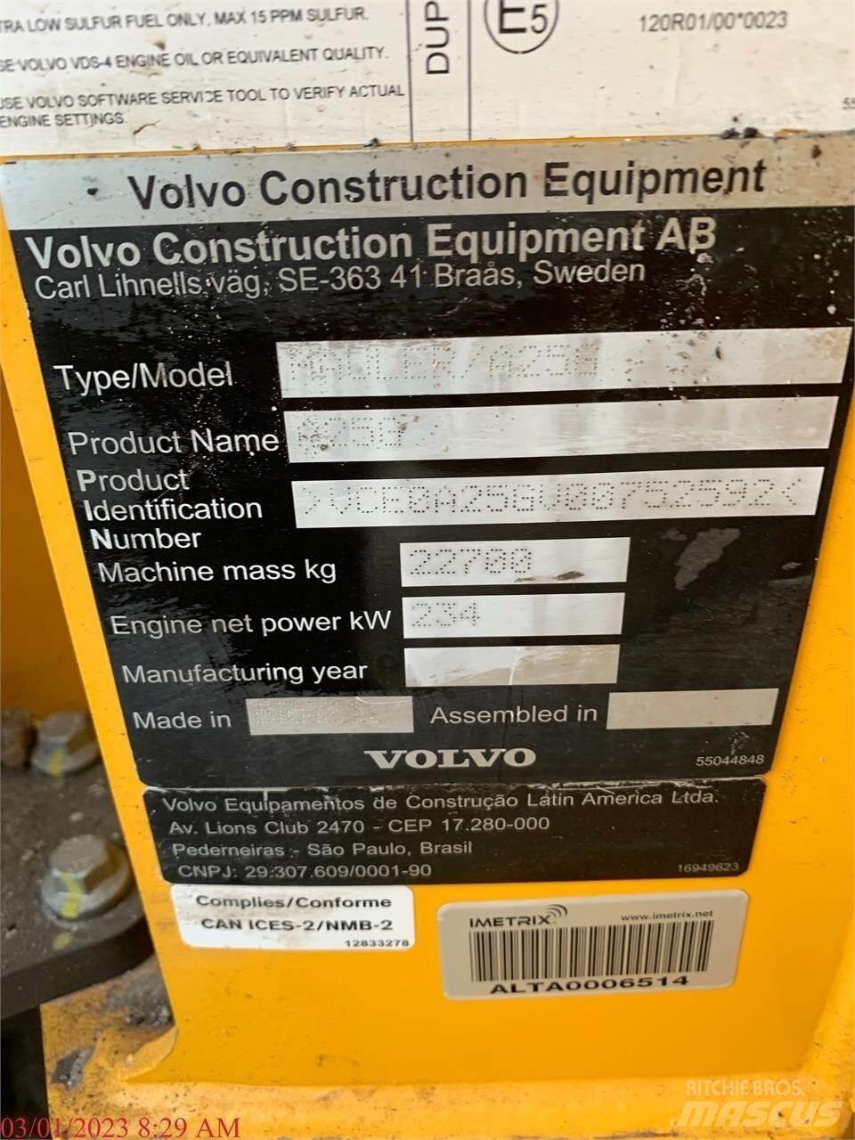Volvo A25G Articulated Haulers