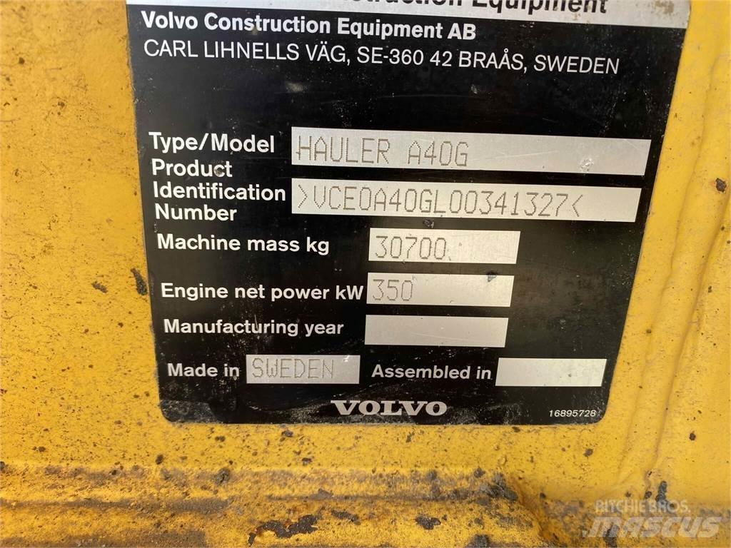 Volvo A40G Articulated Haulers