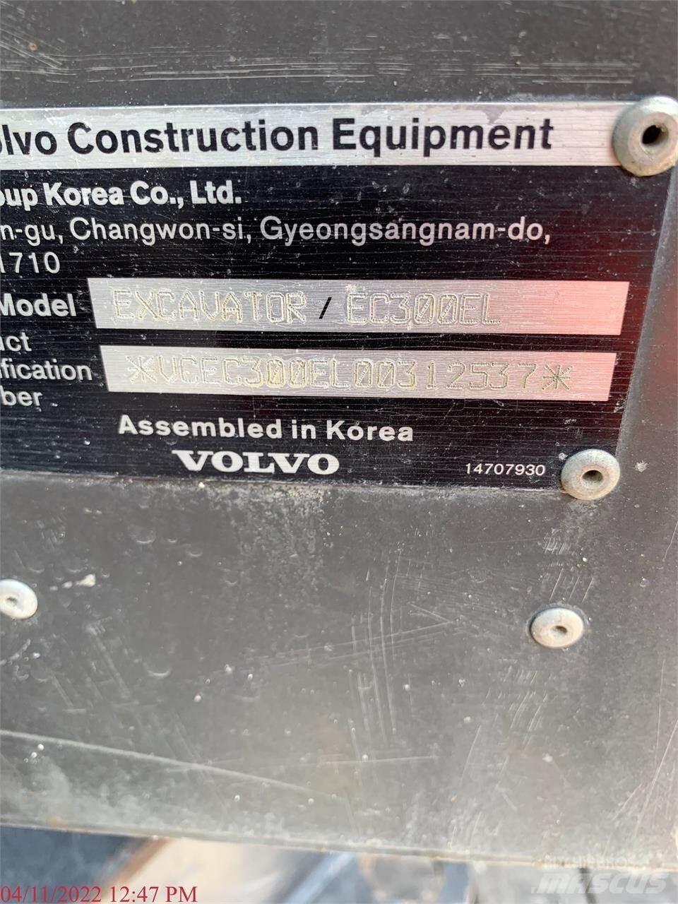 Volvo EC300EL Crawler excavators