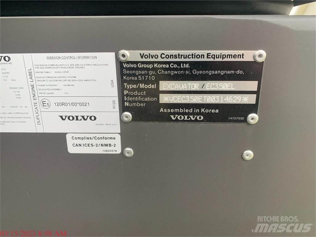 Volvo EC350EL Crawler excavators