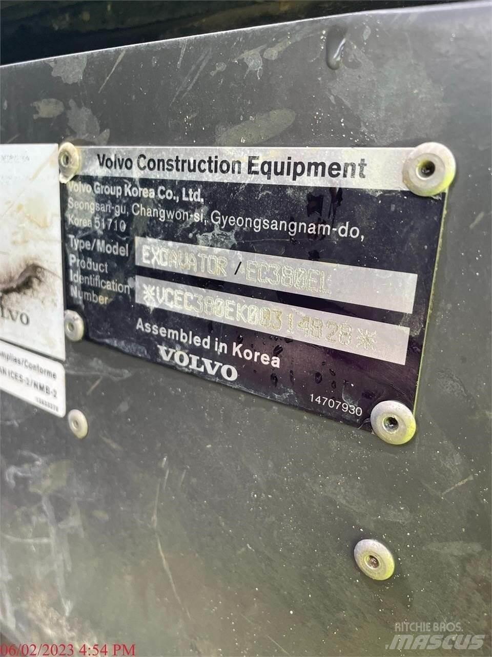 Volvo EC380EL Crawler excavators