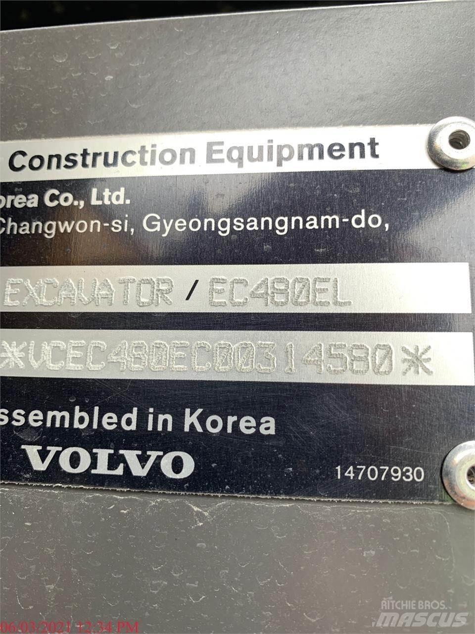 Volvo EC480EL Crawler excavators