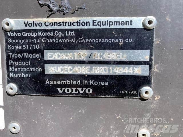 Volvo EC480EL Crawler excavators
