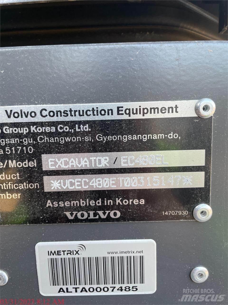 Volvo EC480EL Crawler excavators