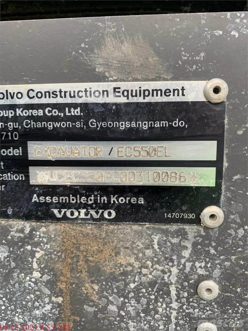Volvo EC550EL Crawler excavators