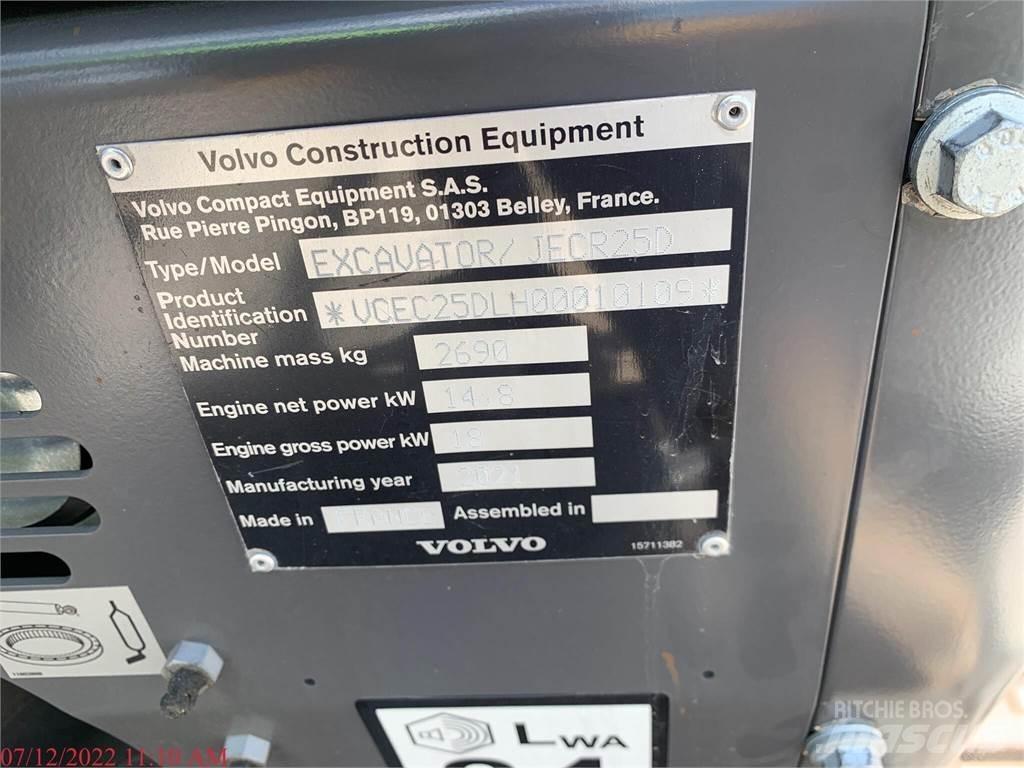 Volvo ECR25D Mini excavators < 7t (Mini diggers)