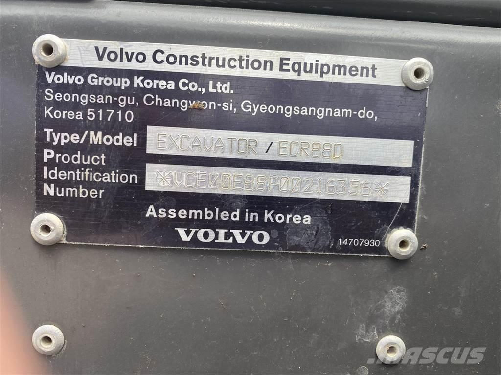 Volvo ECR88D Crawler excavators