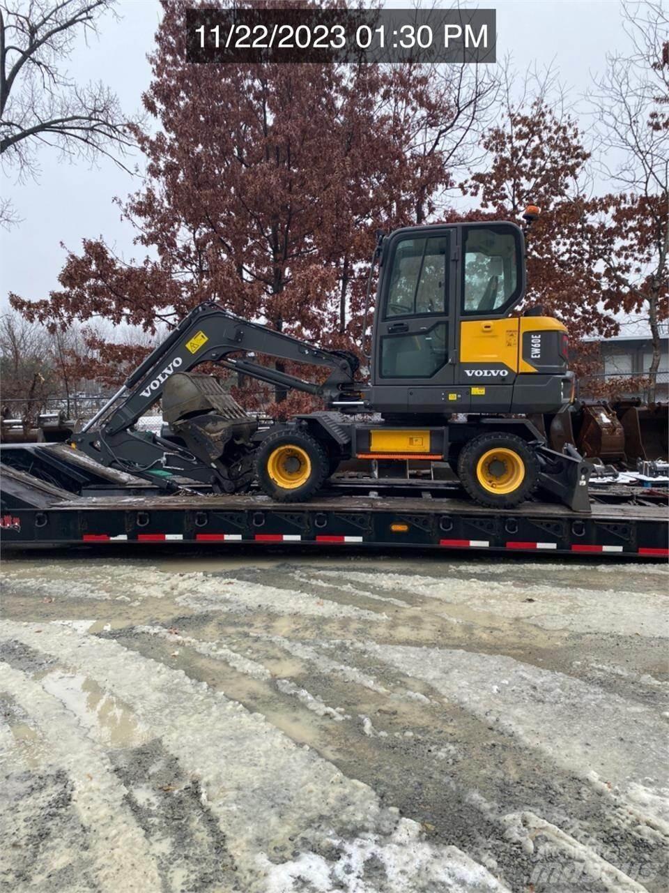 Volvo EW60E Wheeled excavators