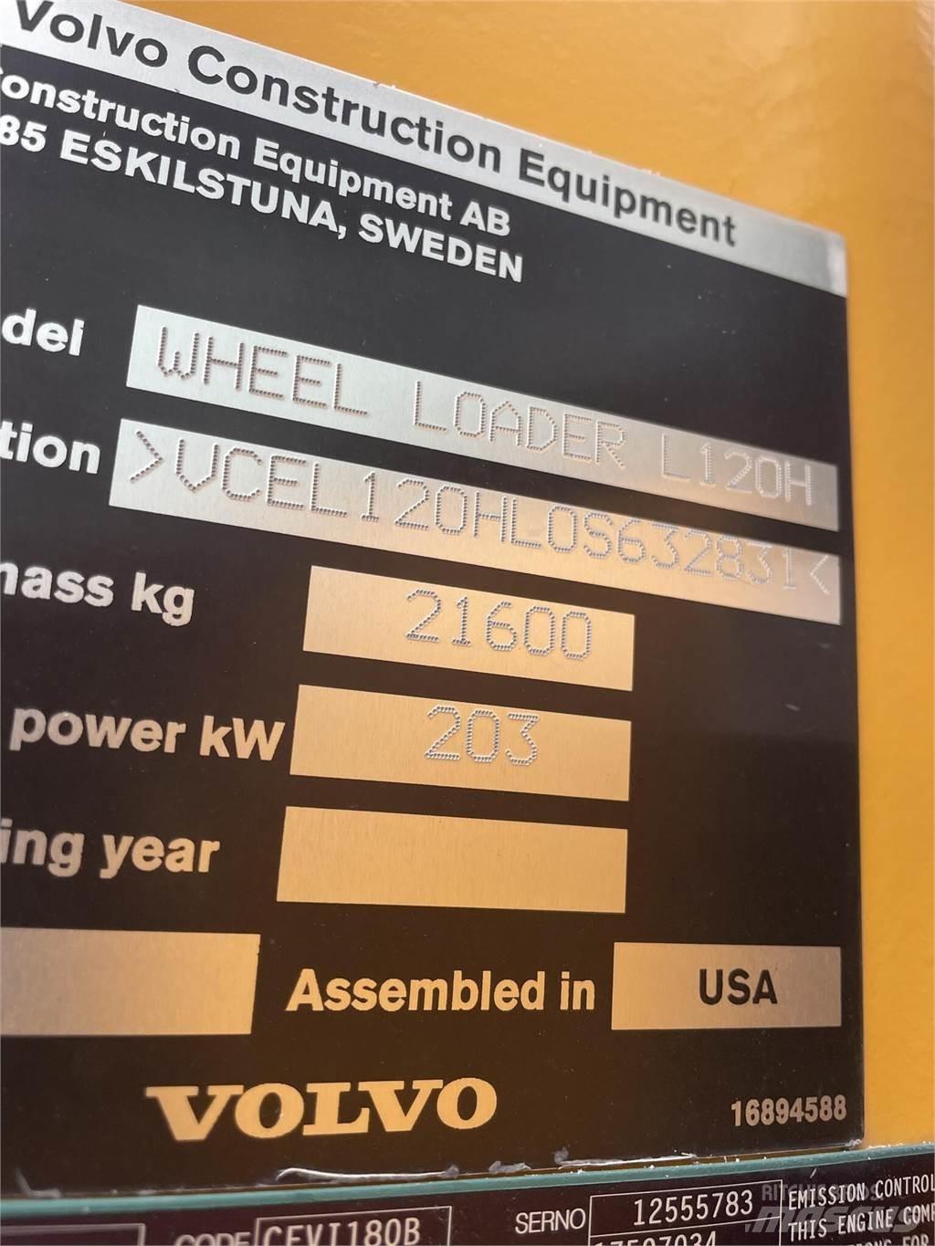 Volvo L120H Wheel loaders