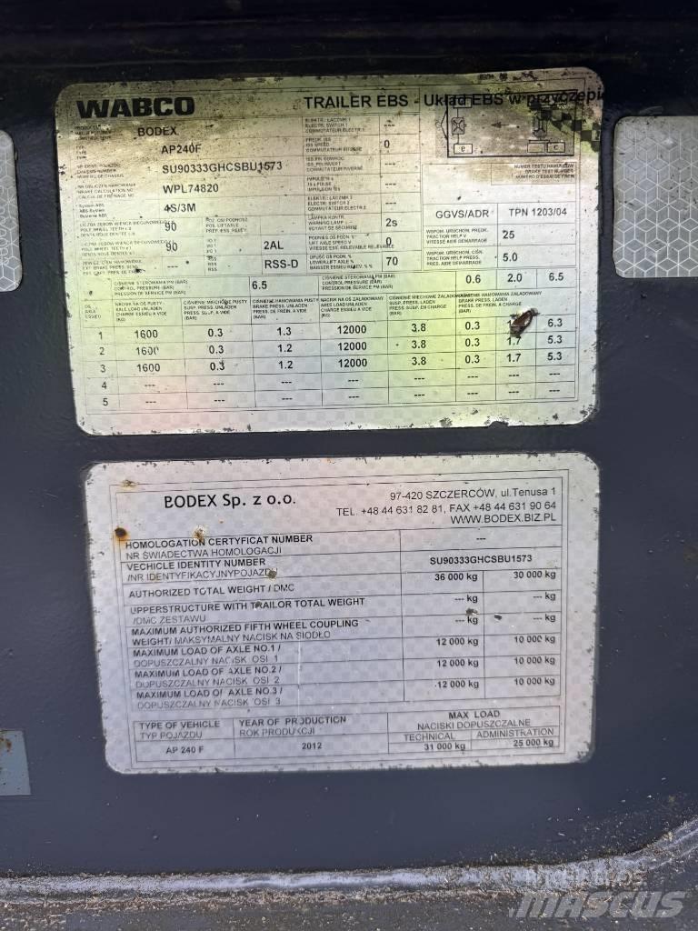 Bodex AP 240 F Timber trailers