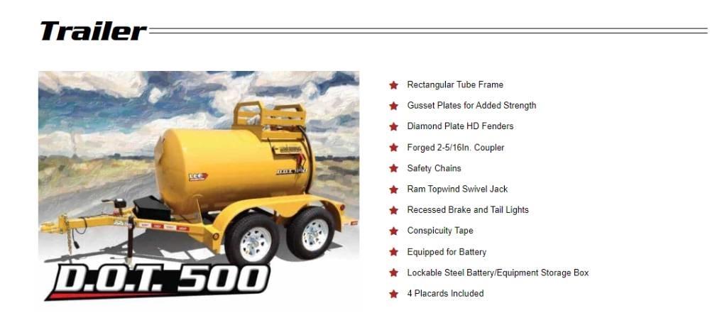  LEEAGRA DOT 500 Tanker trailers